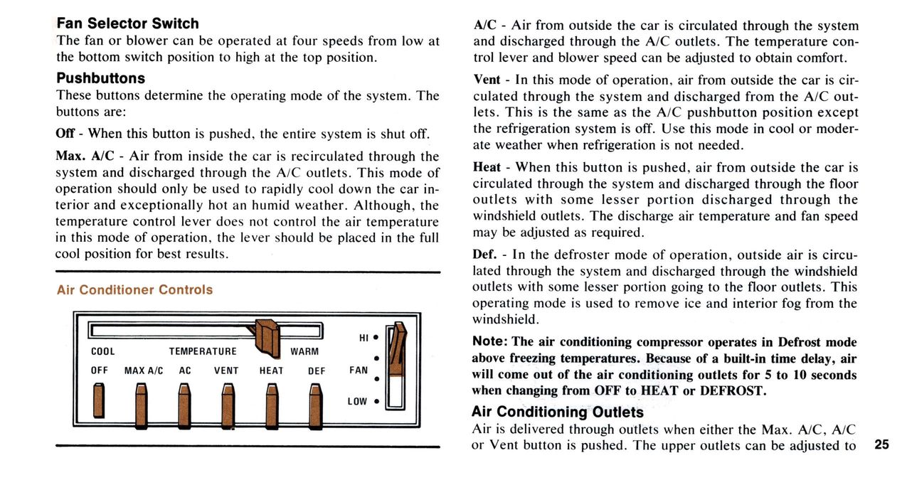 1976 Chrysler Owners Manual Page 64